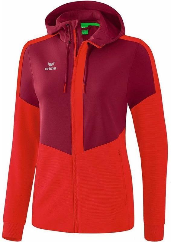 Erima - Squad - Trainingsjack - Bordeaux / Rood - 100% Polyester