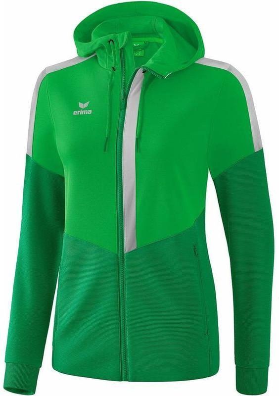 Erima - Squad Trainingsjack - Fern Green - Zacht Materiaal - Dames