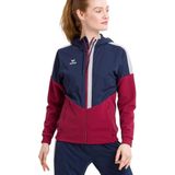 Erima - Squad - Trainingsjack - New Navy / Bordeaux / Silver Grey