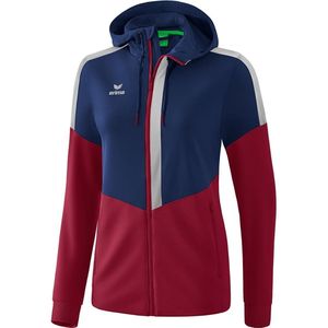Erima - Squad - Trainingsjack - New Navy / Bordeaux / Silver Grey