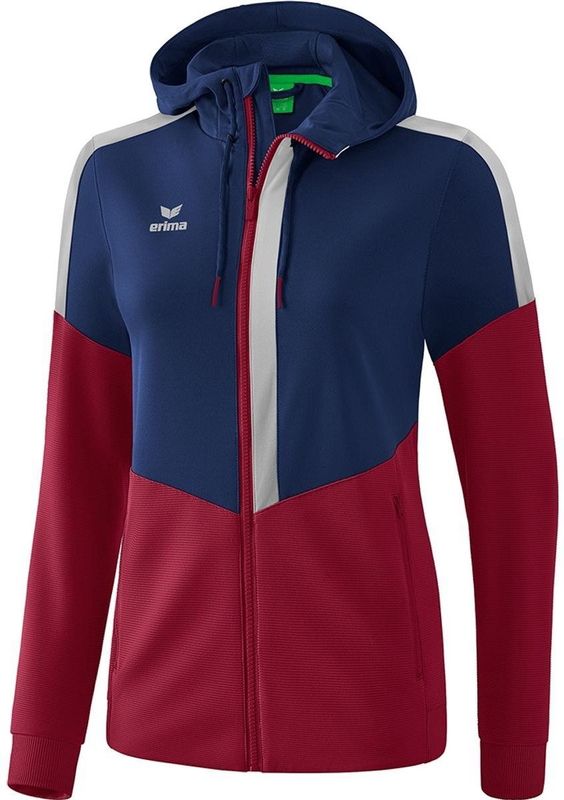 Erima - Squad - Trainingsjack - New Navy / Bordeaux / Silver Grey