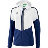 Erima - Squad Trainingsjack - Wit - Silver Grey - Lime - Dames