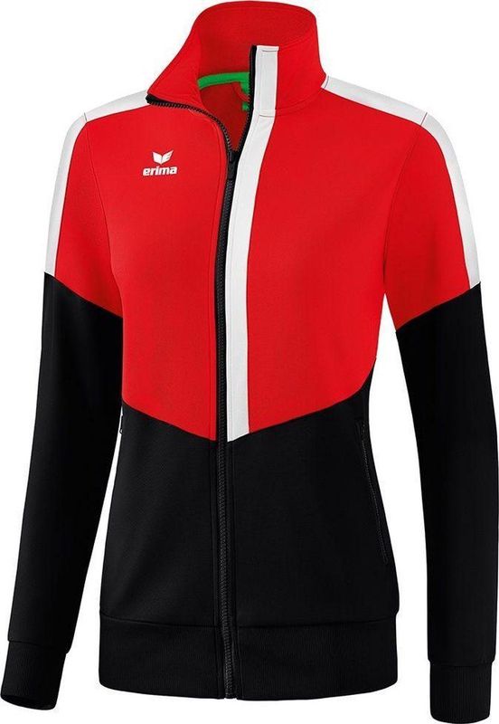 Erima Squad Worker Jack Dames - Rood / Zwart / Wit | Maat: 40