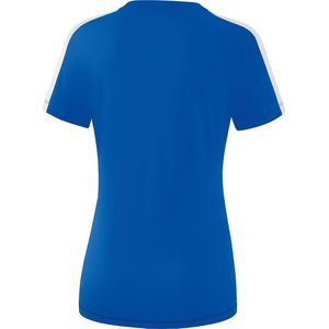 Erima - Squad T-Shirt - Dames - New Royal / Zwart / Wit - 100% Polyester