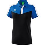 Erima Squad Polo Dames New Royal-Zwart-Wit