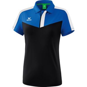 Erima Squad Polo Dames New Royal-Zwart-Wit