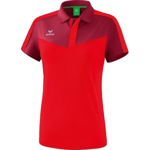 Erima Squad Polo Dames Bordeaux-Rood