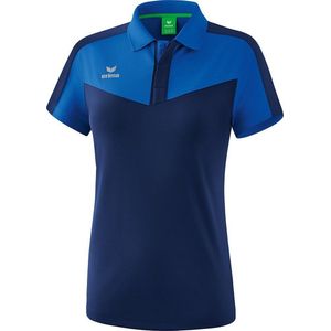 Erima Squad Polo Dames Rood-Zwart-Wit