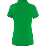 Erima Squad Polo Dames Fern Green-Smaragd-Zilver Grijs