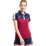 Erima Squad Polo Dames New Navy-Bordeaux Grijs