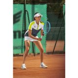 Erima Squad Polo Dames Wit-Slate Grijs-Lime