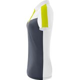 Erima Squad Polo Dames Wit-Slate Grijs-Lime