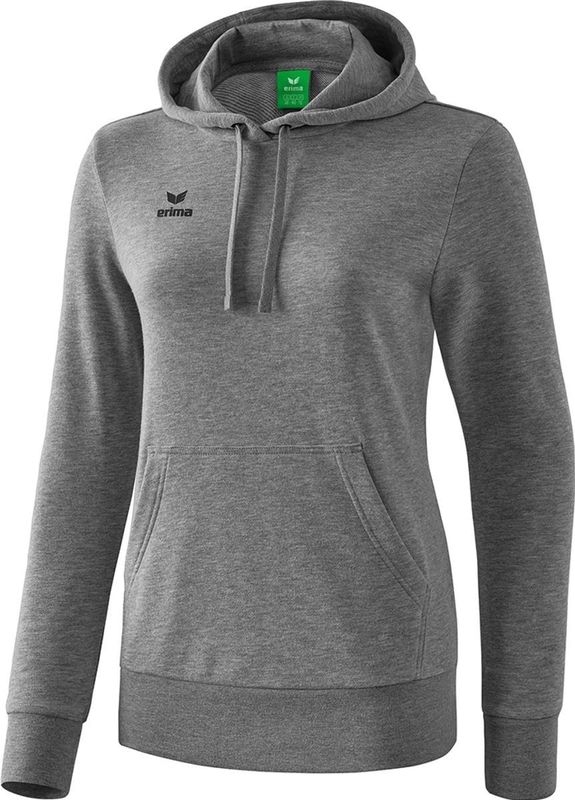Erima - Basic Hoodie - Dames - Met Rits - Comfortabel en Stijlvol