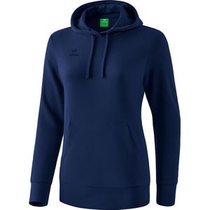 Erima - Basic Hoodie - Dames - Zwart - Katoen