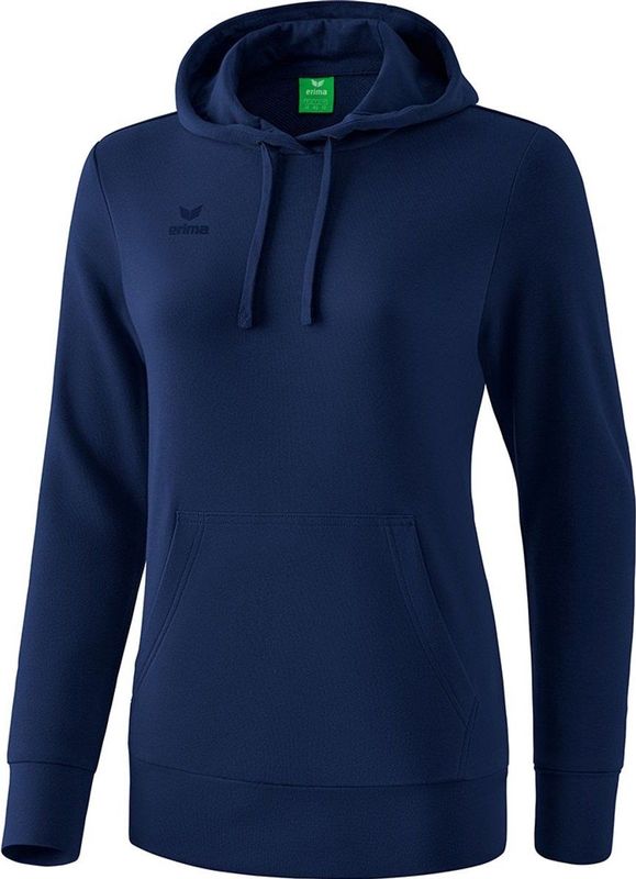 Erima - Basic Hoodie - Dames - Zwart - Katoen