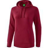 Erima Sweatshirt Met Capuchon Dames - Bordeaux