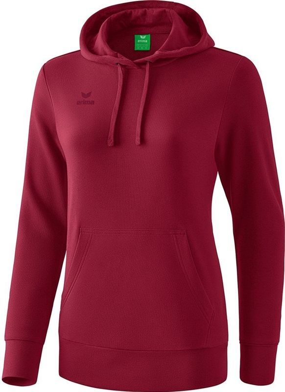 Erima Sweatshirt Met Capuchon Dames - Bordeaux