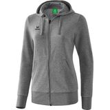Erima - Sweatjack Met Capuchon - Grey Melange - Dames