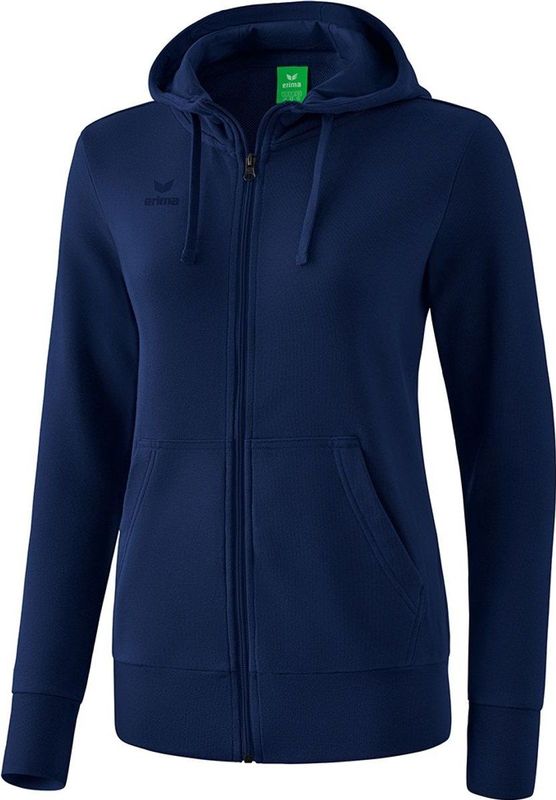 Erima - Sweatjack Met Capuchon - New Navy - Katoenmix