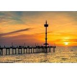 Papermoon Fototapete »Brighton Steg«