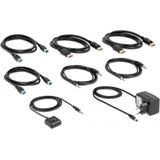 Delock - KVM Switch - Zwart - USB 2.0 - DisplayPort