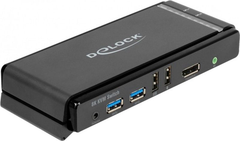 Delock - KVM Switch - Zwart - USB 2.0 - DisplayPort