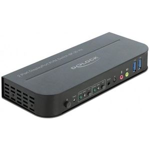 DELOCK DisplayPort 1.4 KVM Switch - Switch