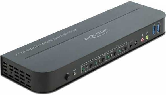Delock - 11484 - KVM-Switch - DisplayPort 1.4 - 8K 30 Hz - USB 3.0