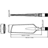 Omnidirectionele Antenne - Zwart - SMA (m) - 1-4 dBi