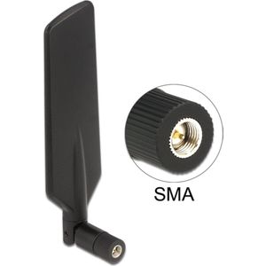 LTE (4G) en WLAN WiFi 5 2.4/5 GHz antenne - omnidirectioneel - SMA (m) - 1-4 dBi / zwart