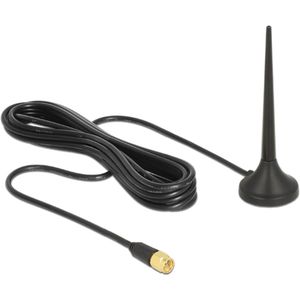 Delock WLAN-antenne, 3di, met magnetische voet (WiFi), Netwerkantenne