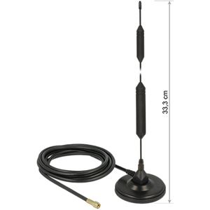 DeLOCK - 12418 - Omnidirectionele Antenne - Zwart - 5 dBi