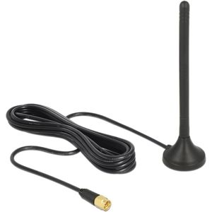 Delock - Antenne GSM UMTS LTE - Zwart - 2.5 dBi omni starr - 3 m Kabellengte