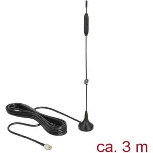 Delock - LTE / GSM / UMTS Antenne - Zwart - Vaste Omnidirectionele - 3 - 5 dBi - 3 M Outdoor