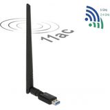 DeLOCK - USB-A - WLAN / Wi-Fi Dongle - Dual Band - AC1200 / 1200 Mbps