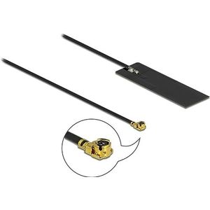 Delock - WLAN 802.11 ac/ax/a/h/b/g/n Antenne - MHF I plug - Antennekabel - 4 dBi