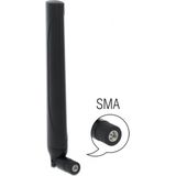 5G antenne - omnidirectioneel - SMA (m) - -0,5-2,3 dBi / zwart
