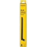 Delock - 12636 - Netwerkantenne - Zwart - 5 dBi, 20 cm, RP-SMA plug