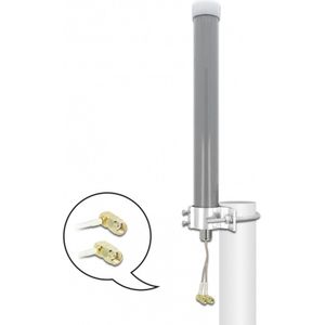 Delock LTE/WLAN/GPS-antenne buiten, 1xSMA, 1xRP-SMA 3 dBi (WiFi), Netwerkantenne