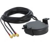 DeLOCK - LTE MIMO GNSS Antenne - Zwart - 2 dBi, 2,5 dBi, Binnen/Buiten, Schroefmontage