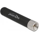 Delock - ISM 433 MHz - Antenne - Zwart - SMA Connector, -0,5 dBi, Omnidirectioneel