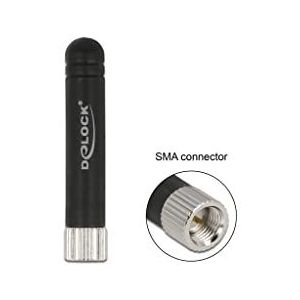 ISM 433 MHz antenne SMA -plug -0,5 dbi omnidirectioneel flexibel zwart