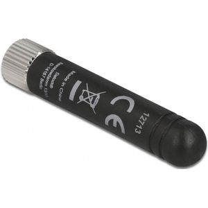 Delock LPWAN 868 MHz antenne SMA connector 1,6 dBi omnidirectioneel stijf zwart, Netwerkantenne
