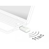 Delock - WLAN-AC USB Adapter - Wit - Netwerkadapter - USB 3.0 Dualband