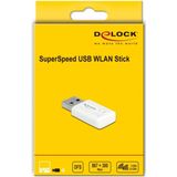 Delock - WLAN-AC USB Adapter - Wit - Netwerkadapter - USB 3.0 Dualband