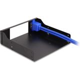 Delock - 5,25" Montageframe - Accessoire voor Harde Schijven - Zwart - Met USB 5 Gbps Poorten