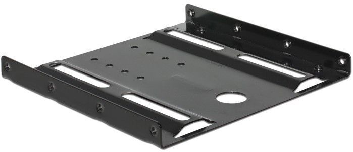 Premium - Montage Frame - Zwart - Geschikt voor 2,5'' HDD/SSD in 3,5'' Slot - Inclusief Schroeven