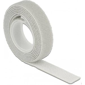 Klittenband - Grijs - Nylon/Polyester - 10 Meter