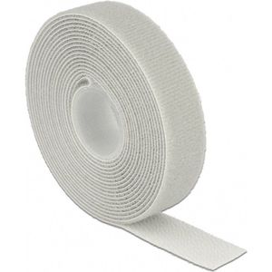 Rol Klittenband - Grijs - Nylon en Polyester - 3 Meter