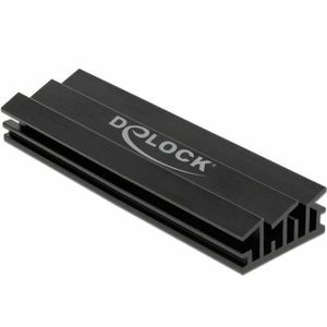 Delock - 18283 - Koellichaam - Zwart - Aluminium